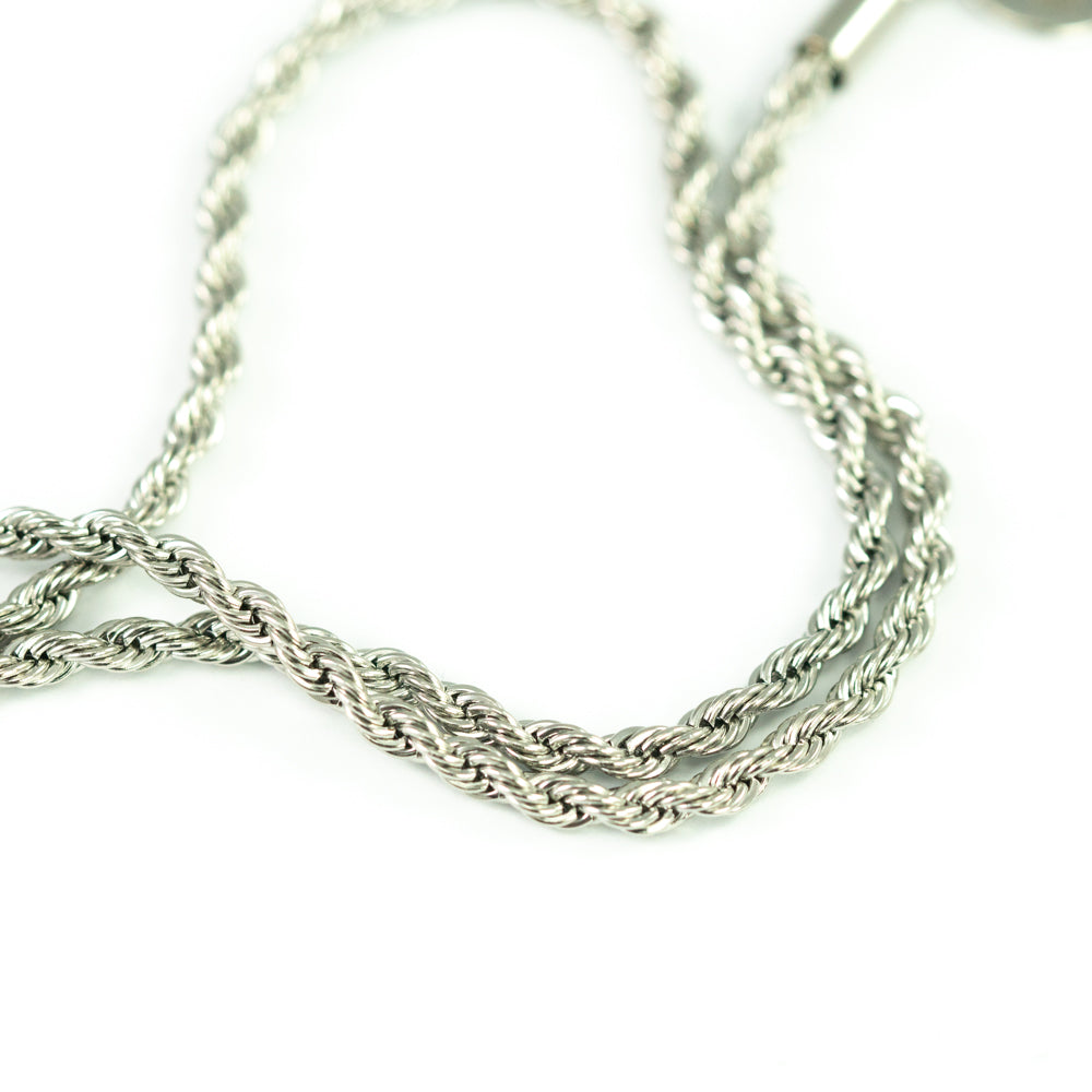 COLLIER ROPE - SILVER - 3mm